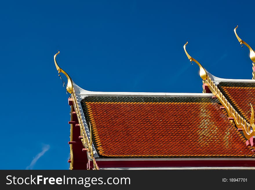 Roof of a Temple in Ayutthaya, Thailand.