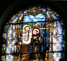 Stained Glass Windows In A Church Stock Images Stained Glass Windows In A Church Stock Images