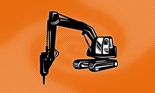 Digger Mechanical Excavator Royalty Free Stock Images Digger Mechanical Excavator Royalty Free Stock Images