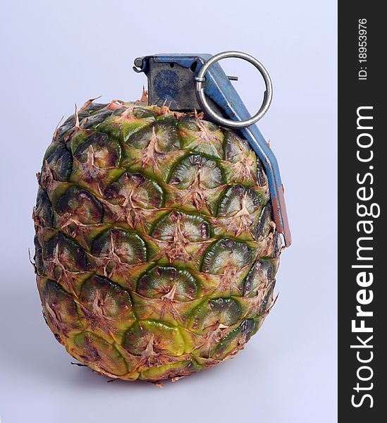 A pineapple grenade - just bursting with flavour.