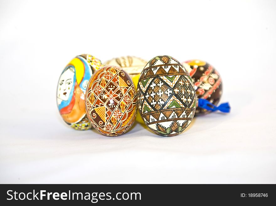 Easter Painted Eggs.