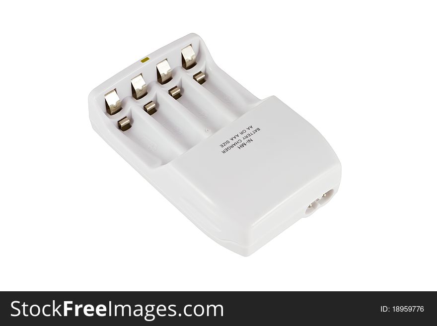 White Battery Charger