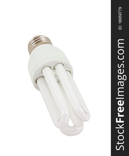 Light bulb, isolated on white background