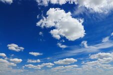 Clouds In The Blue Sky Royalty Free Stock Images Clouds In The Blue Sky Royalty Free Stock Images