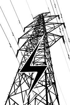 Power Lines Stock Photo