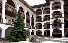 Rila Monastery In Bulgaria Royalty Free Stock Photos