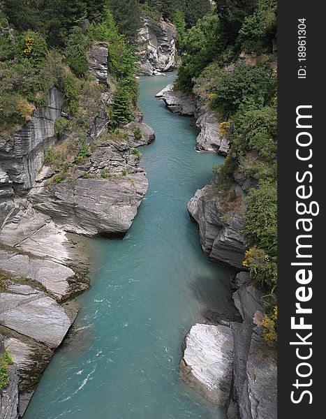 Nice river, Queenstown, South Island, New Zealand. Nice river, Queenstown, South Island, New Zealand