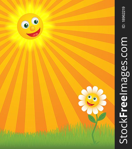 Happy Sunny Background