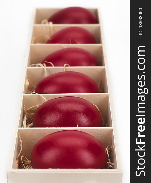 Red Eggs In A Case