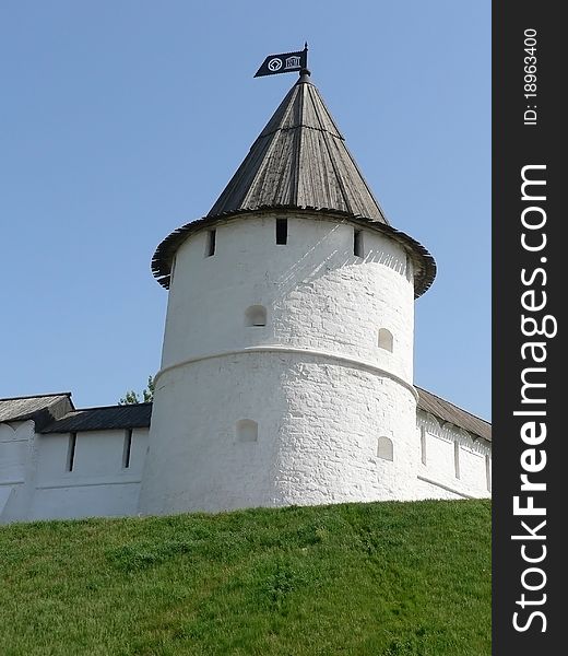 Angular tower of the Kazan Kremlin