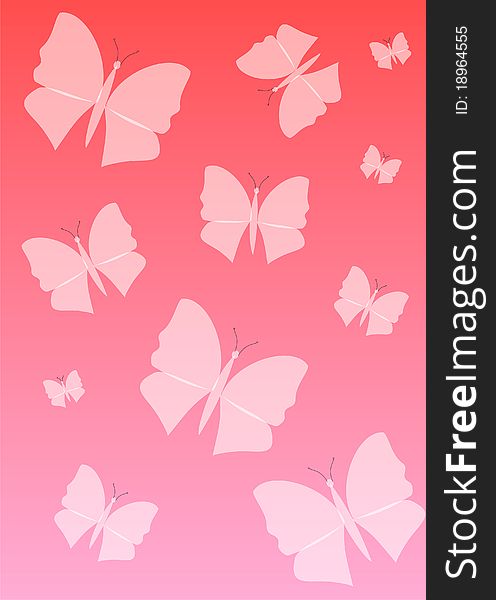 Colorful butterflies as a Background for your products