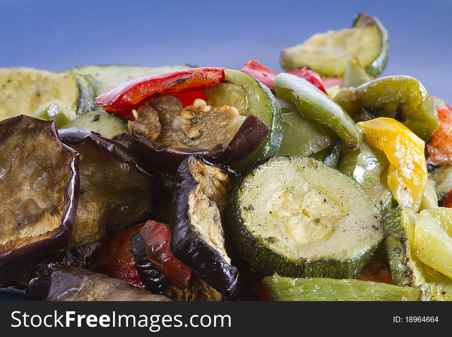 Photo of mixed grilled vegetables