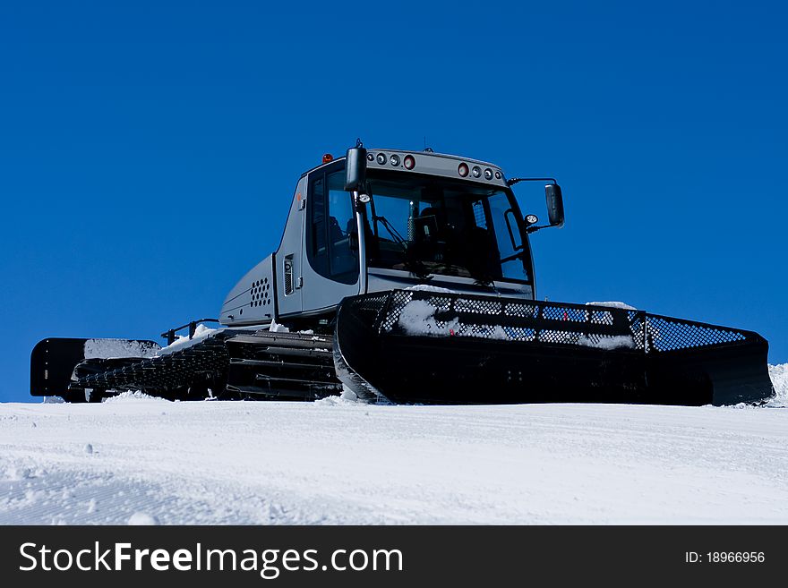 Snowcat - machine for ski slopes preparation