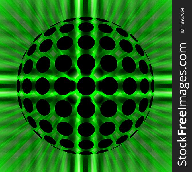 Abstract : vector green globle background. Abstract : vector green globle background