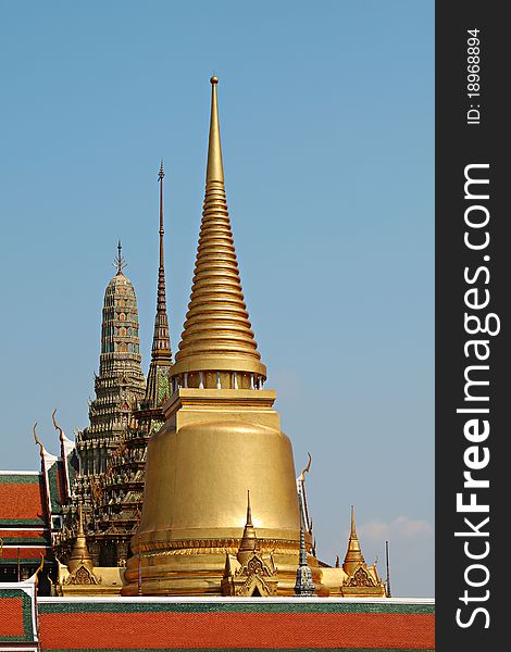 Wat Phra Kaew at Grand Palace, Bangkok, Thailand. Wat Phra Kaew at Grand Palace, Bangkok, Thailand