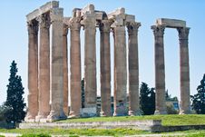Temple Of Zeus Royalty Free Stock Photography