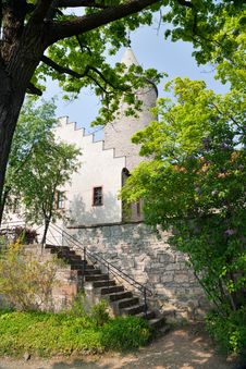 Courtyard Of The Castle Leuchtenburg Stock Photography Courtyard Of The Castle Leuchtenburg Stock Photography