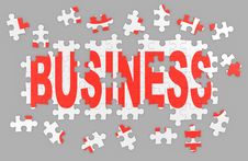 Business Puzzle Stock Photos