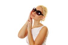 Young Woman In Sunglasses Royalty Free Stock Photos Young Woman In Sunglasses Royalty Free Stock Photos