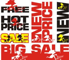 Big Sale, Hot Price, Wnew, Free Royalty Free Stock Photos