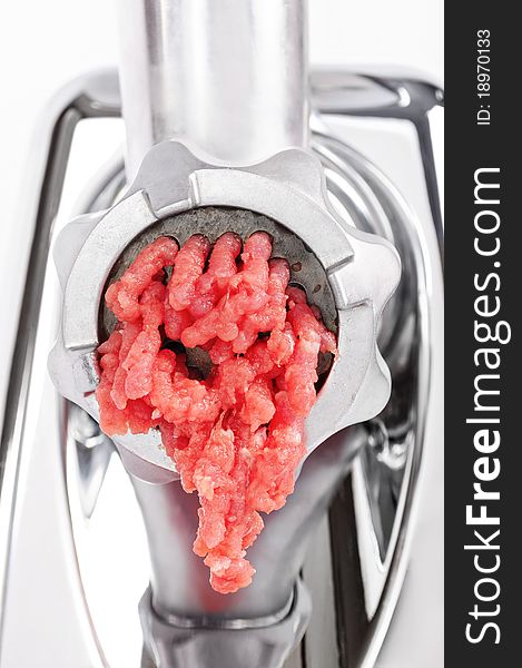 Forcemeat and meat grinder