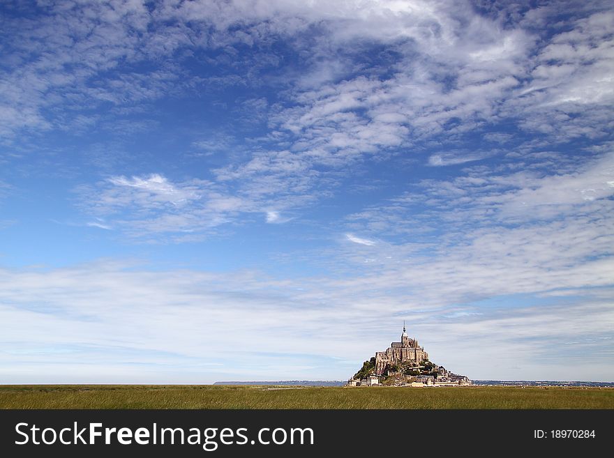 Monastery of Mont St. Michel in France