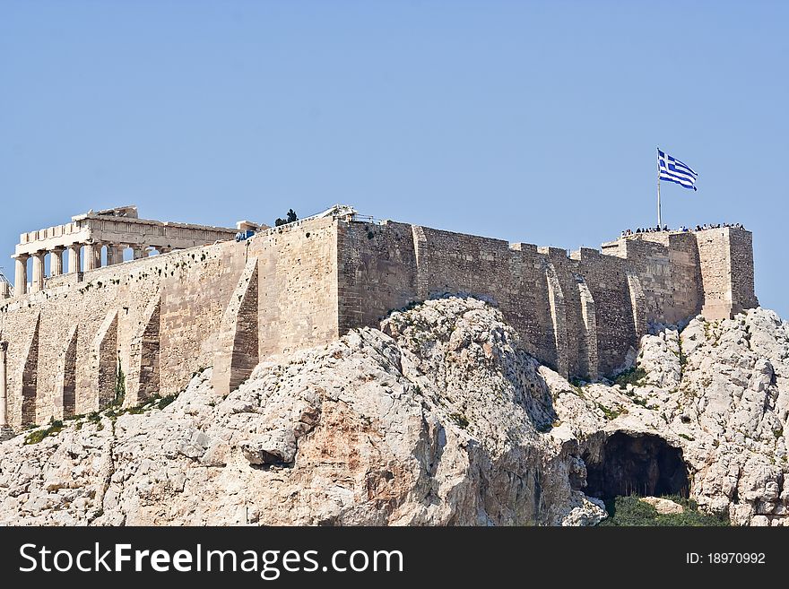 Acropolis hill. South east view