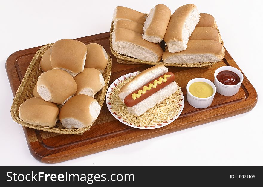 Hot Dog An Bun Baskets