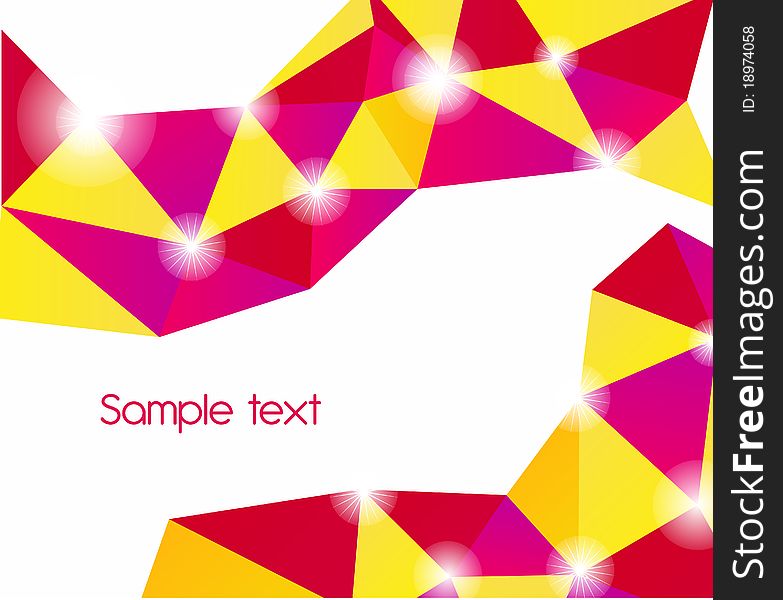 Bright business background with multicolor shapes. Bright business background with multicolor shapes