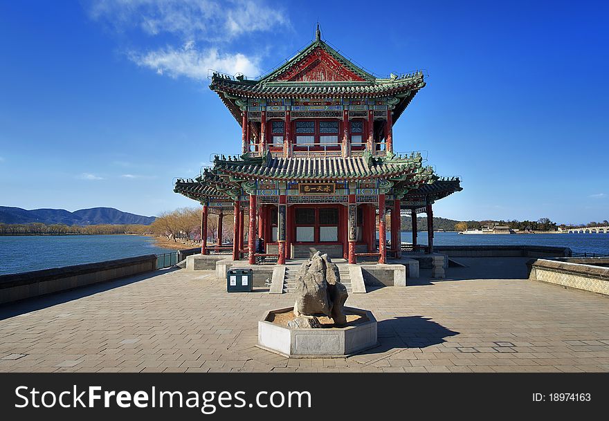 China Beijing Summer Palace  Pavilion