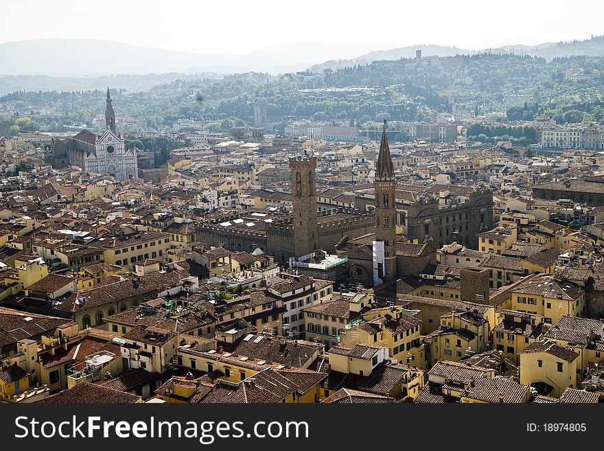 Florence From The Bell Tower