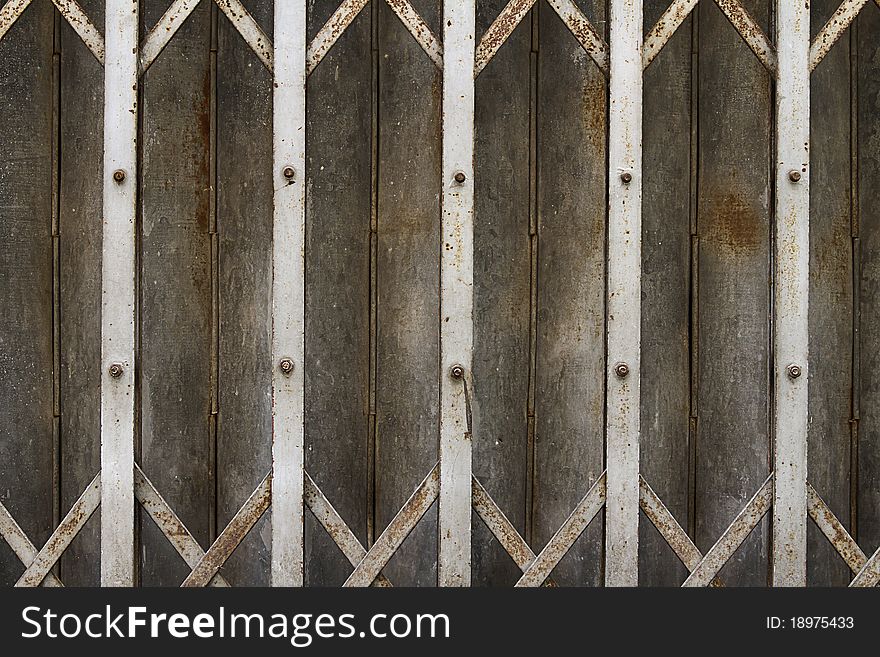 Steel door of the home address suburb. Steel door of the home address suburb