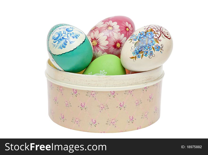 Easter Eggs In A Casket