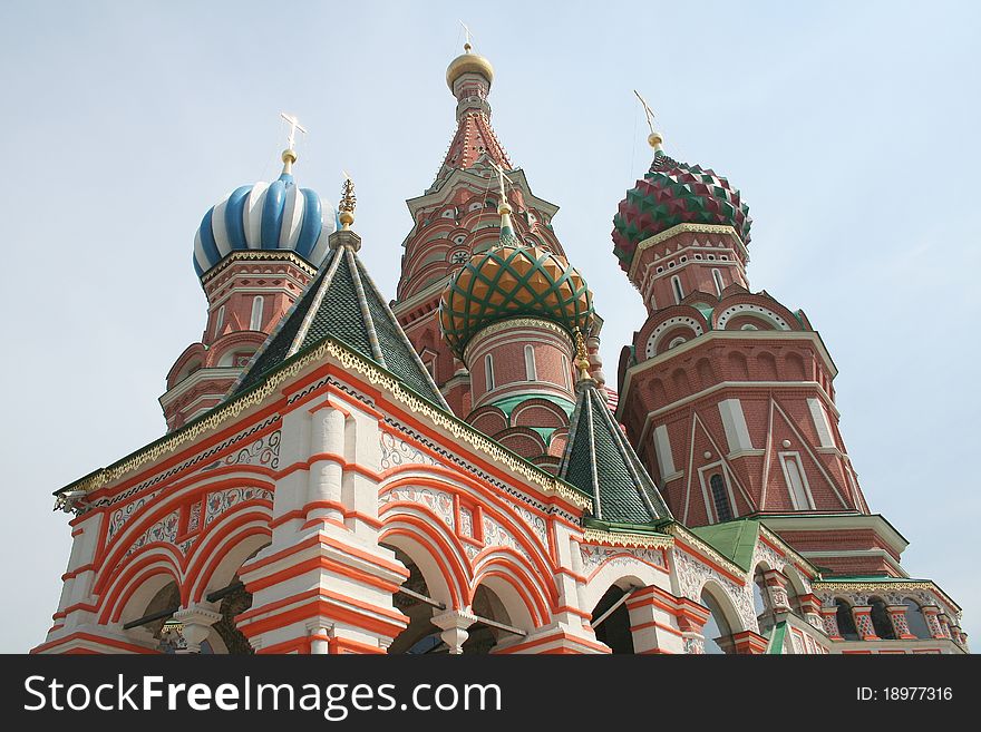 St Basil church in Moscow, russia