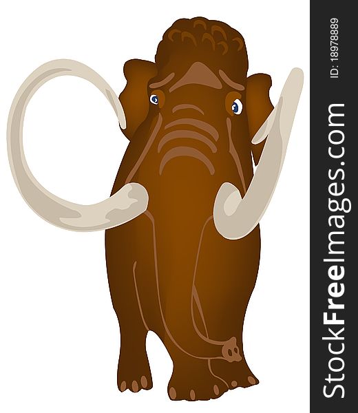 Extinct Prehistorical Animal Mammoth