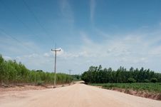 Country Road Stock Photo