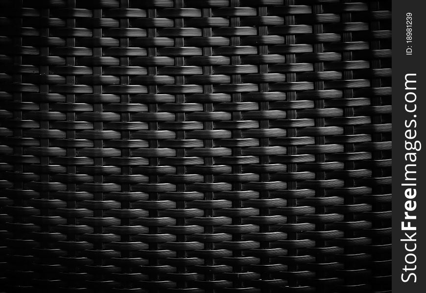 Black Wicker Pattern