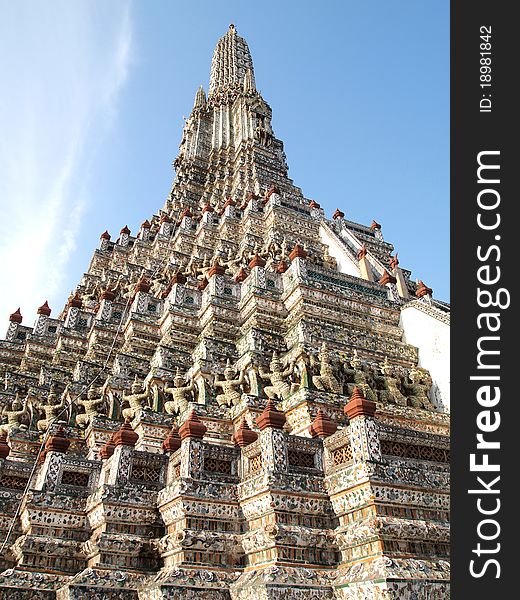 Pagoda in the Wat Arun (Temple of the Dawn)