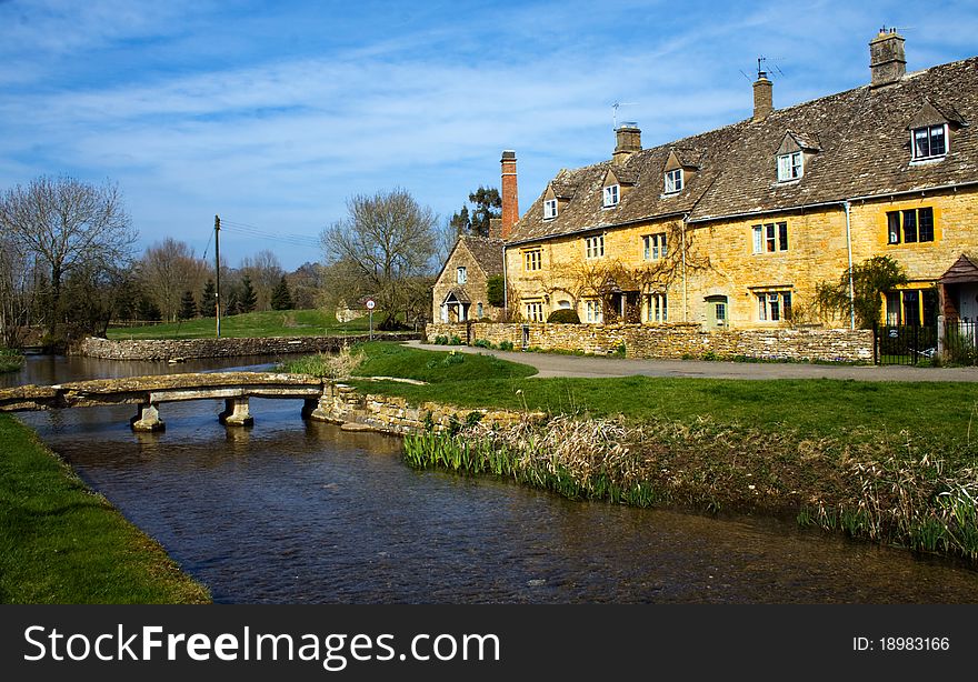 Quaint old village in the Cotswolds. Quaint old village in the Cotswolds