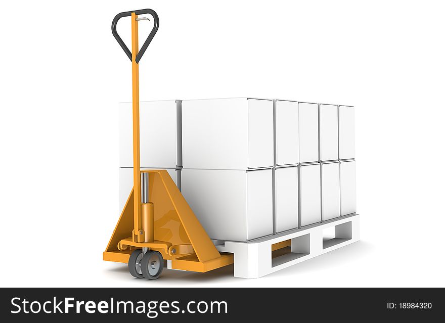 Hand Truck And Pallet