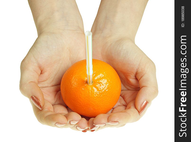 Orange In Hand