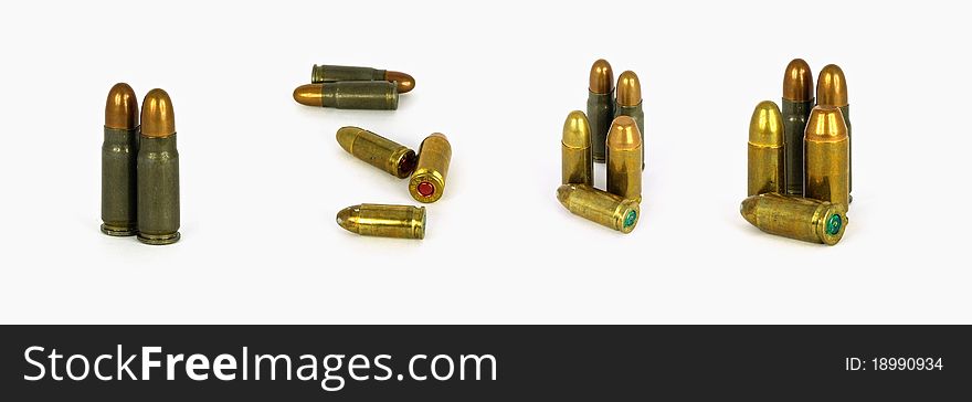 Machine rifle and gun ammunition. Machine rifle and gun ammunition.