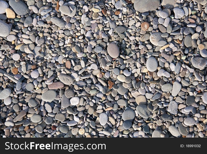 Beach pebbles Texture