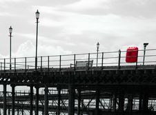 Historic English Pier Royalty Free Stock Photo Historic English Pier Royalty Free Stock Photo