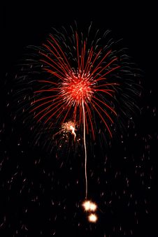 Fireworks Flower Royalty Free Stock Image Fireworks Flower Royalty Free Stock Image