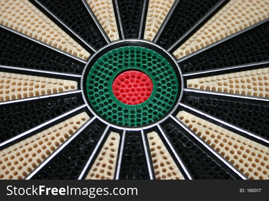 Close up of the Center of an Electronic Dart Board. Close up of the Center of an Electronic Dart Board