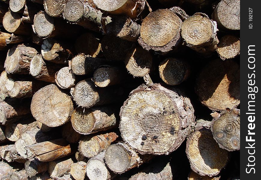 Abstract background, woodpile