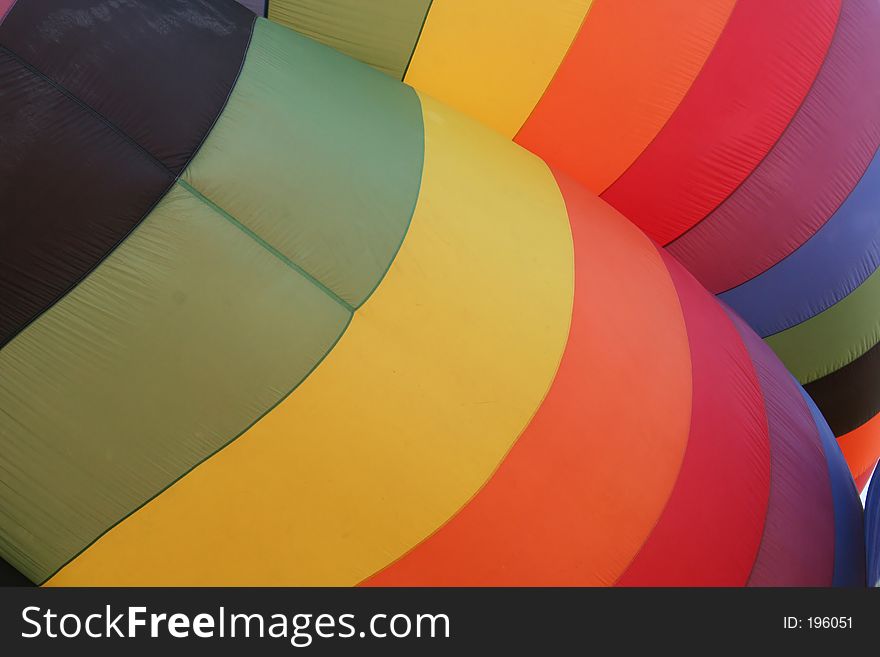 Hot Air Balloon Abstract