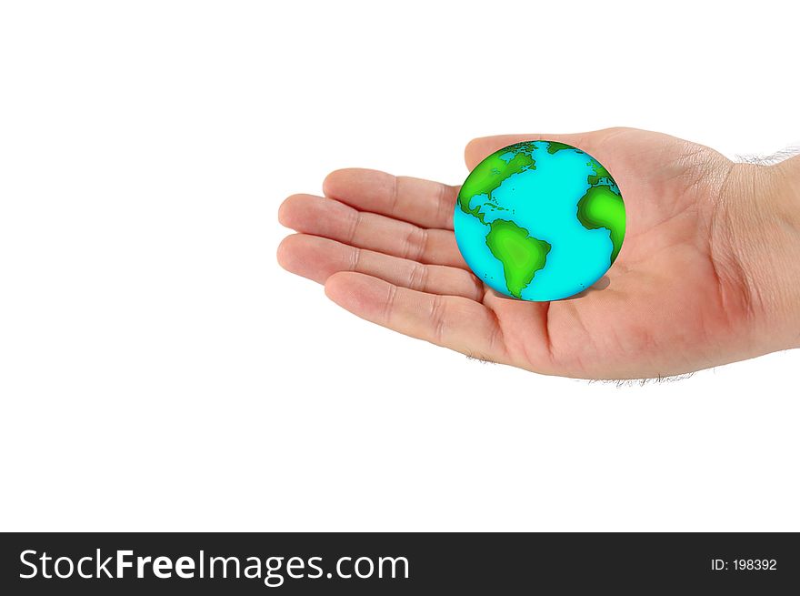 The globe in your hand. The globe in your hand