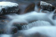 Winter Creek Royalty Free Stock Photography Winter Creek Royalty Free Stock Photography